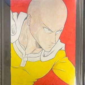 Netflix Bold Yellow and Red Character Illustration